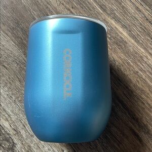 Corkcicle Metallic Blue Wine Tumbler
